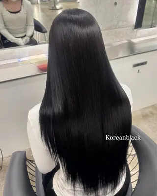 ロング カラー maho / 韓国風艶カラー🌙のヘアスタイル