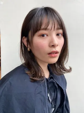 セミロング matsui ／ anheloのヘアスタイル