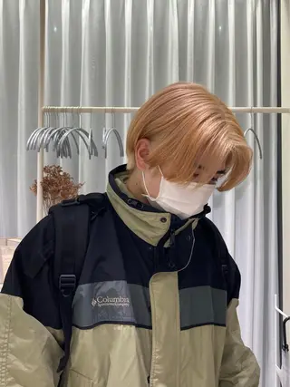 ショート カラー メンズ JUURI- Shionのヘアスタイル