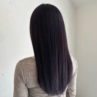 ロング カラー 縮毛矯正/艶カラー Yuzuのヘアスタイル