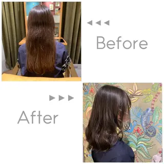 セミロング 韓国スタイル🇰🇷 annaのヘアスタイル
