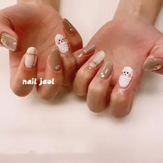 セミロング ネイルJaol 池袋のネイルデザイン