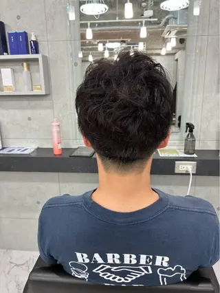 ショート パーマ メンズ Endearing 🌟銀座のヘアスタイル
