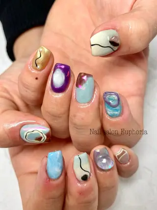 ネイル Nail salon Euphoriaのネイルデザイン