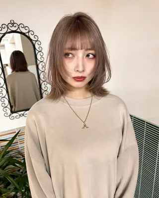 カラー airi໒꒱·゚ /デザインカラーのヘアスタイル