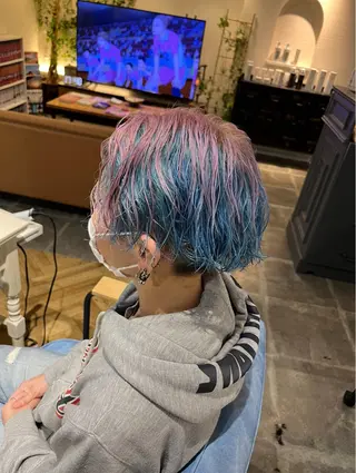 ショート カラー 🫟メンズスタイル 特化型マナ🫟のヘアスタイル