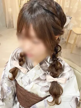 ヘアアレンジ 【CURE】 🩶ICHIKAWAのマツエク・マツパデザイン