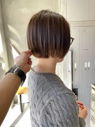ショート 👑ボブはお任せ ミヤノ👑のヘアスタイル