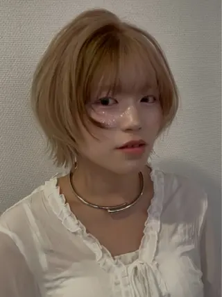 ショート 松原香乃 撮影モデル募集のヘアスタイル