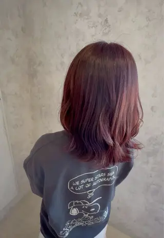 カラー うる艶カラー/美髪 折戸光希のヘアスタイル