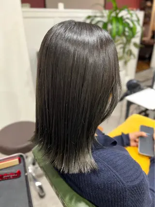 ミディアム カラー アルト 【blanc】春日のヘアスタイル