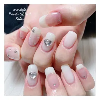 ミディアム ネイル 🐾enen style 🐾のネイルデザイン