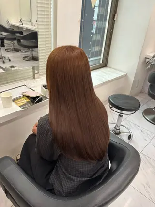ロング カラー y2k✩︎⡱ハッシュ レイヤー/オリーブのヘアスタイル