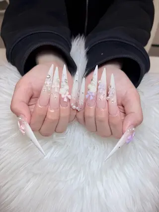 ネイル ANH ゴテゴテネイルのネイルデザイン