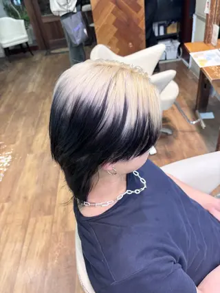 ショート カラー 【ハイトーン特化】 🦋森山陽向/大宮のヘアスタイル