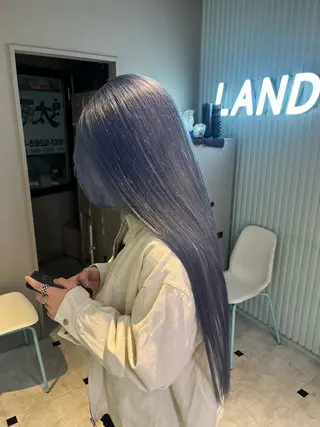 ロング カラー ブリーチカラー 🩵MIZUKIのヘアスタイル