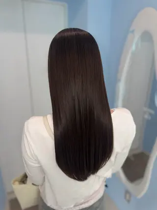 ロング 🩵HIYORI /栄/レイヤーカットのヘアスタイル