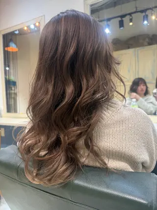 ロング カラー たけかわ みずきのヘアスタイル