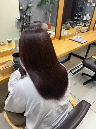 セミロング カラー 平野 凛のヘアスタイル
