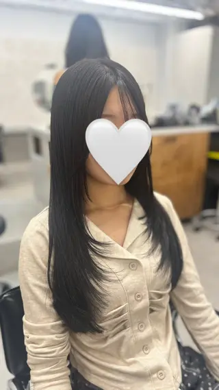 ロング 大宮レイヤーカット× 透明感カラー rioのヘアスタイル