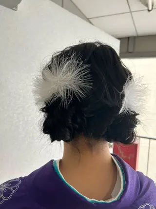 セミロング Delight ヘアメイク着付けのヘアスタイル
