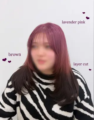 ロング カラー Nanami little 渋谷のヘアスタイル