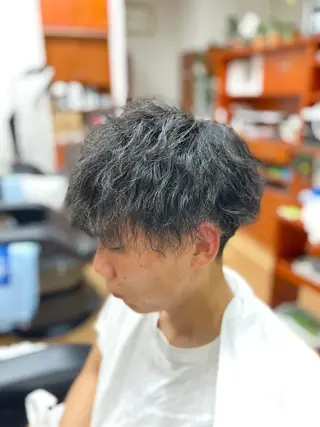 パーマ メンズ 吉村 拓也のヘアスタイル