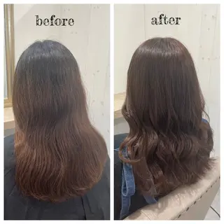 セミロング カラー PutiLuca 浅川のヘアスタイル
