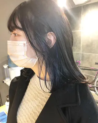 ミディアム カラー ヘアアレンジ メンズ特化✂️栗原 侑也のヘアスタイル