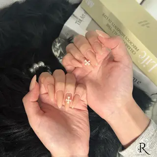 ロング 美フォルムスカルプ✨ RENAのネイルデザイン