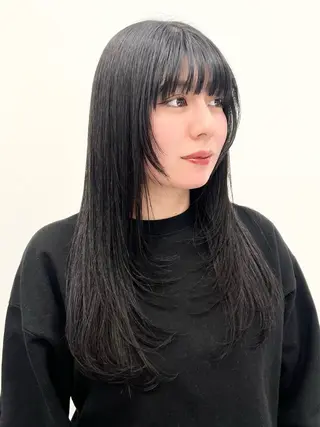セミロング カラー HARU//原宿🤍 リピート率NO.1のヘアスタイル
