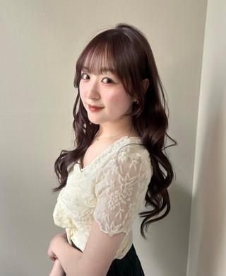 ロング 岩永 ひなのヘアスタイル