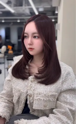 ミディアム カラー 髪質改善🫧 カラー特化/Hinaのヘアスタイル