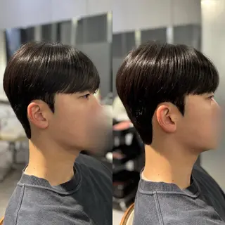 ショート パーマ メンズ 韓国メンズヘア/ ダウンパーマ/歩夢のヘアスタイル