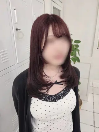 セミロング カラー toiro ちだしえりのヘアスタイル