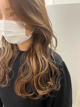ロング 松本 聖のヘアスタイル