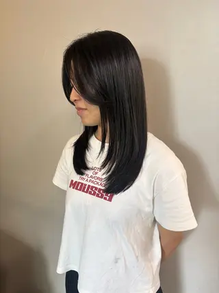 ロング ハイトーン レイヤー🎀meiのヘアスタイル