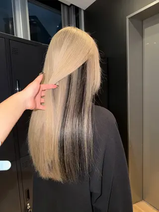 ロング カラー 似合わせカット/ デザインカラー🦄のヘアスタイル