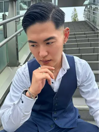 メンズ メンズカットパーマ 伊藤瑠星のヘアスタイル
