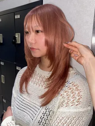 カラー 大阪梅田カラーカット モデル募集中🦋サヤのヘアスタイル