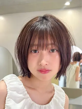 ショート ヘッドスパ/縮毛矯正 /横山陸人のヘアスタイル