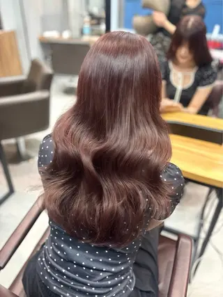 ロング カラー うる艶カラー 顔周りカット♡ikuのヘアスタイル