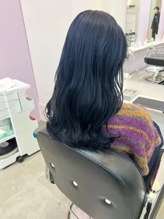 ロング カラー NANO/ ブリーチ×レイヤーのヘアスタイル