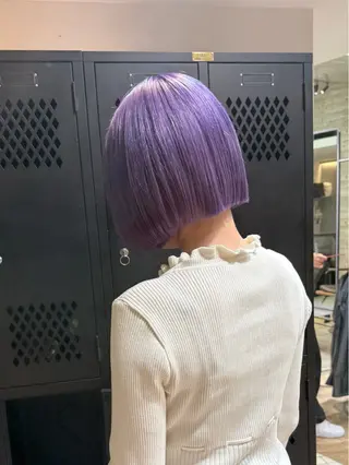 ショート カラー 色落ち綺麗透明感カラ /ボブ/ナカツヒカルのヘアスタイル