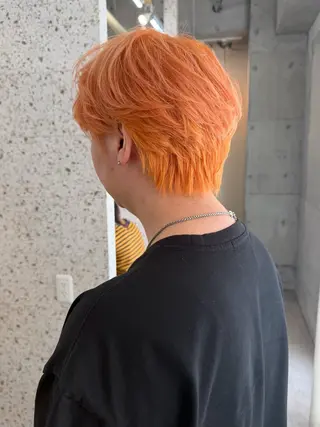 ショート カラー メンズ SHOTO ハイトー ン/ブロンドカラーのヘアスタイル