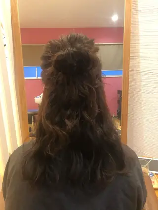 カラー ヘアアレンジ sase 🎀Reonaのヘアスタイル
