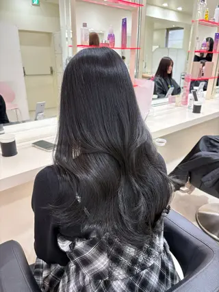 ミディアム カラー ヘアアレンジ 💟RINNA 艶カラー💟のヘアスタイル