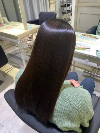 パーマ 💙透明感カラー/ 縮毛矯正/ゆうな💙のヘアスタイル