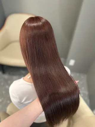 ロング カラー 🎀ちゃんりお🎀 /ブリーチなしカラーのヘアスタイル