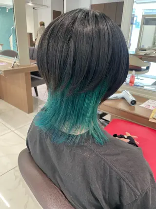 ショート カラー 店長福島成美/髪質 改善縮毛矯正/カラーのヘアスタイル